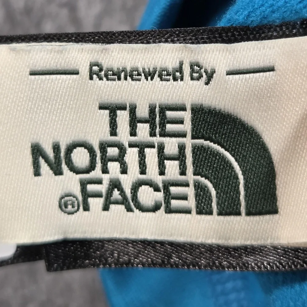 The North Face Pullover Mens 2XL Blue Long Sleeve Fleece 1/4 Zip Hiking Top